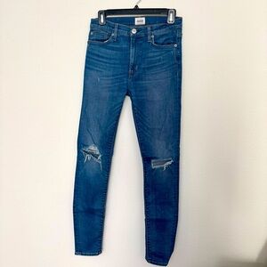 Hudson ripped skinny jeans